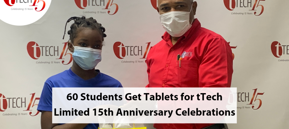 60 students get tablets for tTech Limited 15th anniversary celebrations