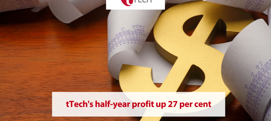 tTech’s half-year profit up 27 per cent